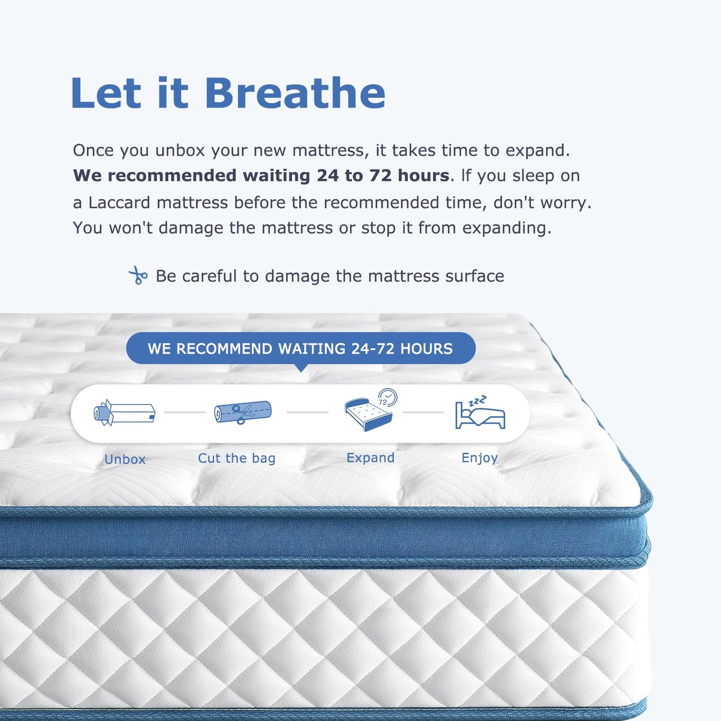 10 Inch Twin Size Hybrid Mattress in a Box, Medium Firm Memory Foam Bed with Pocket Springs, Pressure Relief, Motion Isolation & Edge Support, CertiPUR-US Certified
