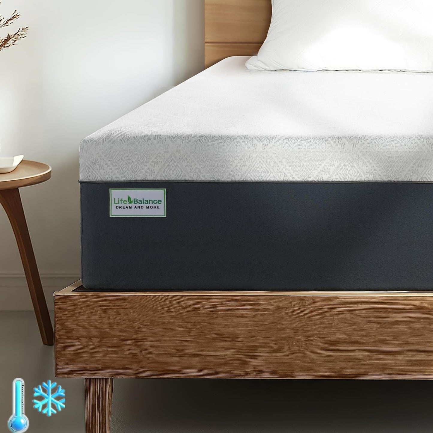 10 Inch Full Size Cooling Gel Memory Foam Mattress in a Box, Medium Firm Bed for Pressure Relief & Motion Isolation, CertiPUR-US Certified, Made in USA
