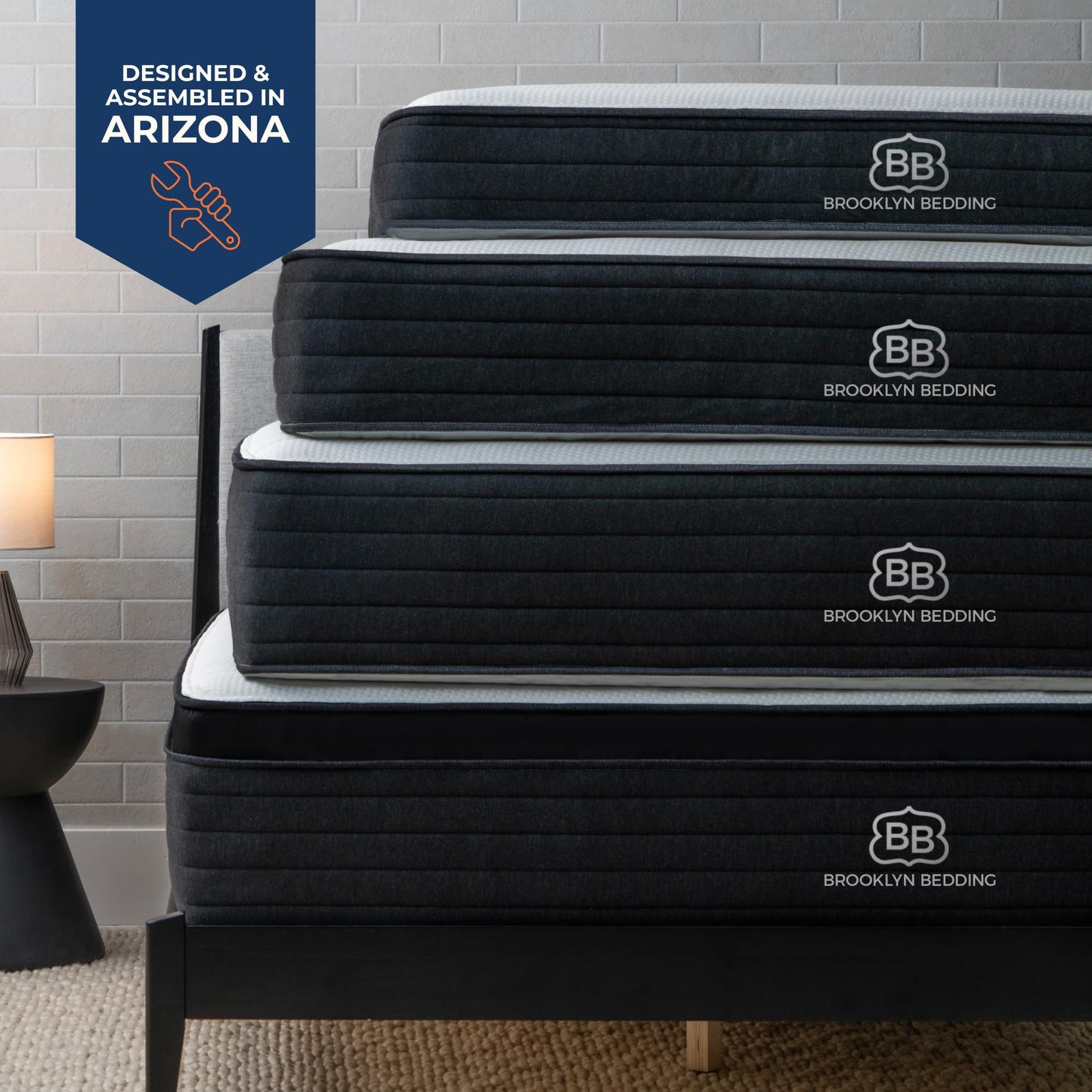 12 Inch California King Hybrid Gel Memory Foam Mattress