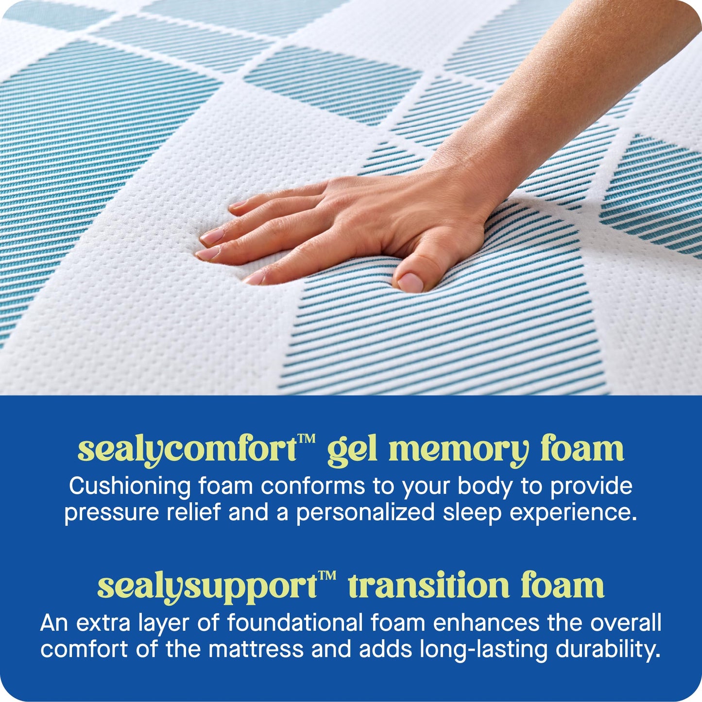 8 Inch King Memory Foam Mattress | Gel Foam Bed in a Box | Breathable Comfort with Surface-Guard Technology