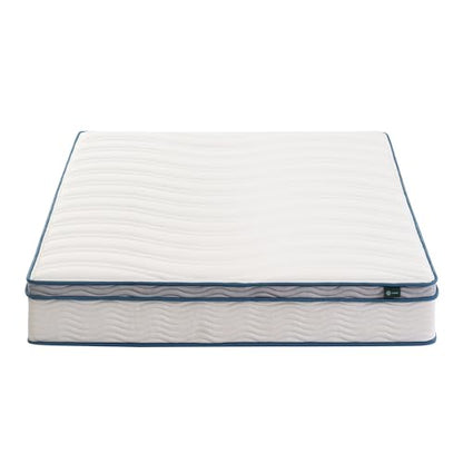 ZINUS 10 Inch Spring Sensation Hybrid Mattress [New Version], Queen, Fiberglass Free, Medium Firmness, Durable Support, Certified Safe Foams & Fabric, Mattress in A Box