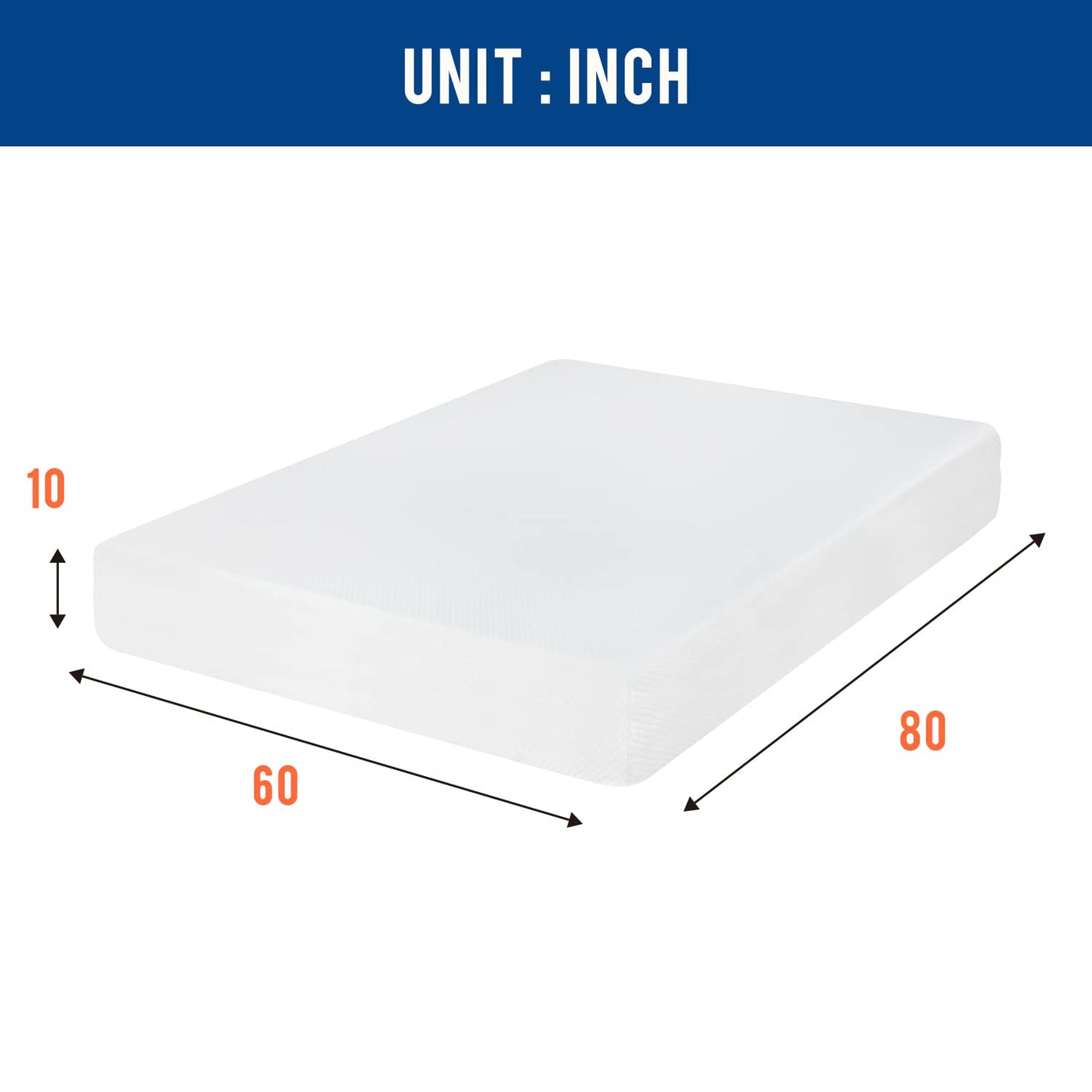 14 Inch Twin XL Memory Foam Mattress | Medium Firm Cooling Copper Gel | Bed in a Box | Back Pain Relief | Black 38x80x14