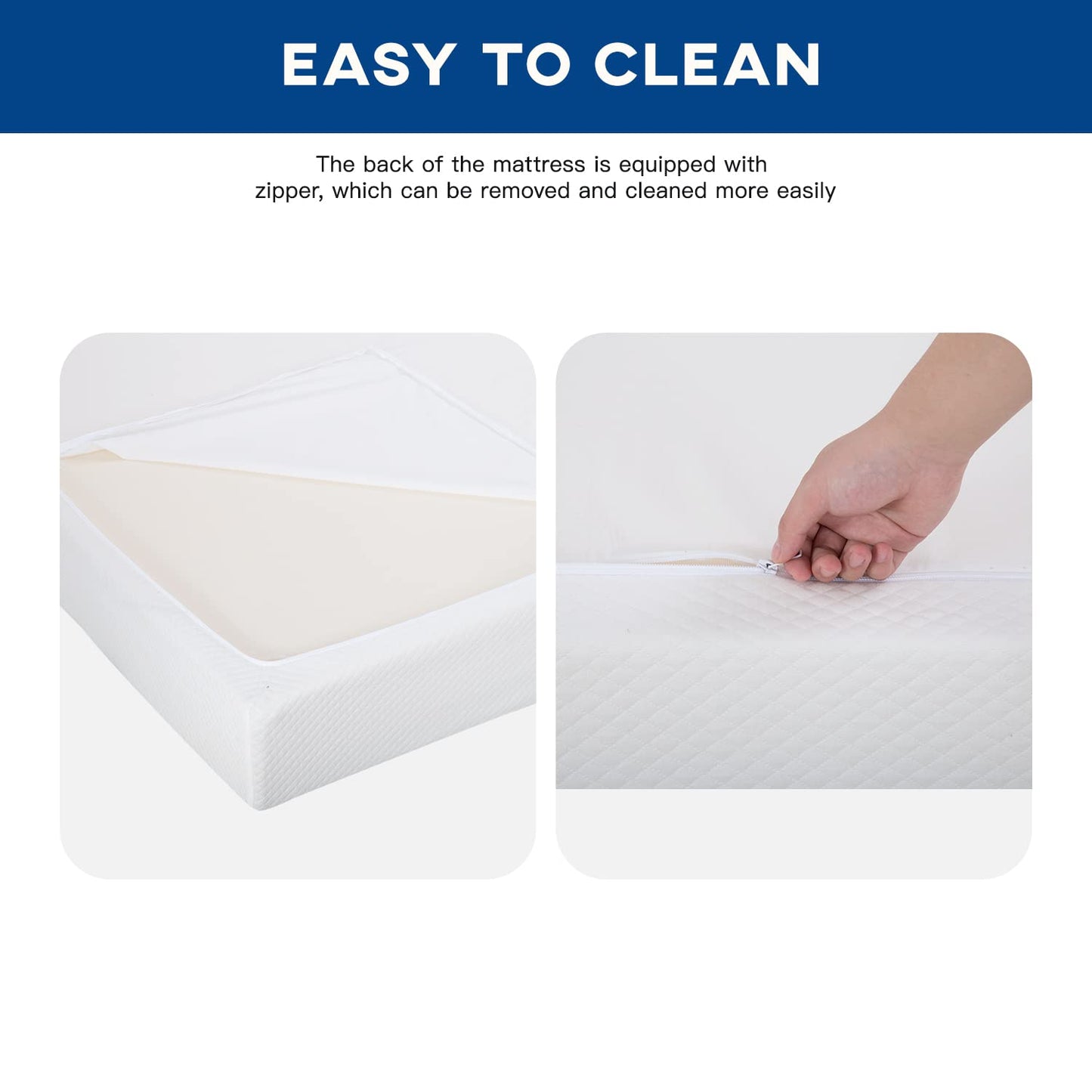 14 Inch Twin XL Memory Foam Mattress | Medium Firm Cooling Copper Gel | Bed in a Box | Back Pain Relief | Black 38x80x14