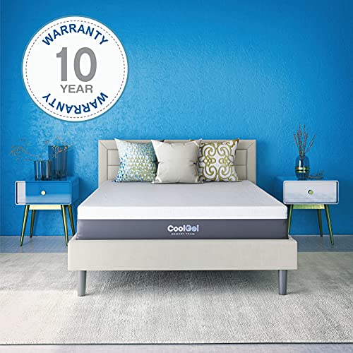 12-Inch Medium Firm Hybrid Mattress, Queen Size, Memory Foam with Individually Wrapped Pocket Coils, CertiPUR-US Certified, Fiberglass Free