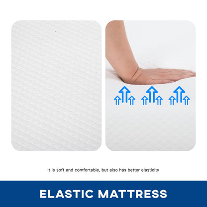 14 Inch Twin XL Memory Foam Mattress | Medium Firm Cooling Copper Gel | Bed in a Box | Back Pain Relief | Black 38x80x14