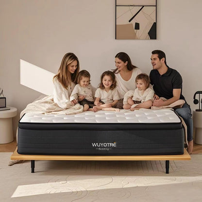 12 Inch Full Size Hybrid Mattress in a Box, Cooling Memory Foam & Independent Springs, Soft Breathable Bed for Back Pain Relief, Medium, CertiPUR-US