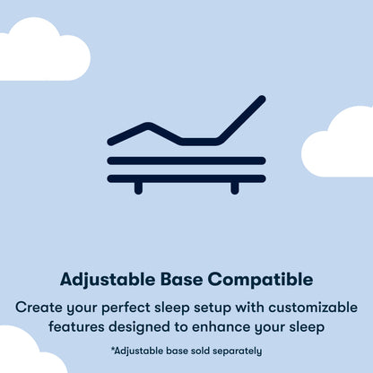 7 Inch Full Memory Foam Mattress | Medium Firm Cooling Gel | Supportive Bed in a Box | CertiPUR-US Certified | White