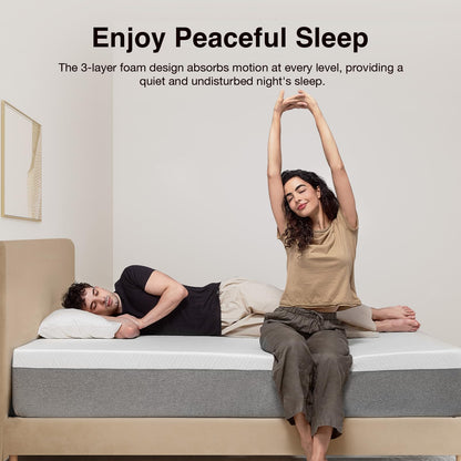 Nectar Classic 12 Inch King Memory Foam Mattress – Medium Firm Bed-in-a-Box with Cooling Top Layer, Pressure Relief & Support, 365-Night Trial & Forever Warranty