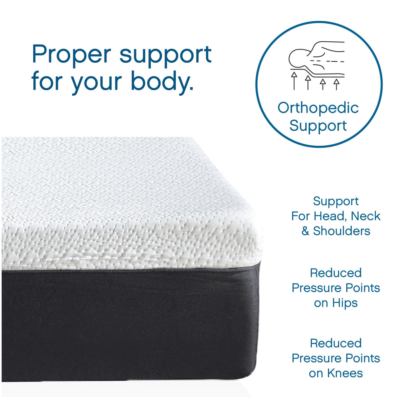 12-Inch Medium Soft Hybrid Mattress, Queen Size, Memory Foam with Individually Wrapped Pocket Coils, CertiPUR-US Certified, Fiberglass Free