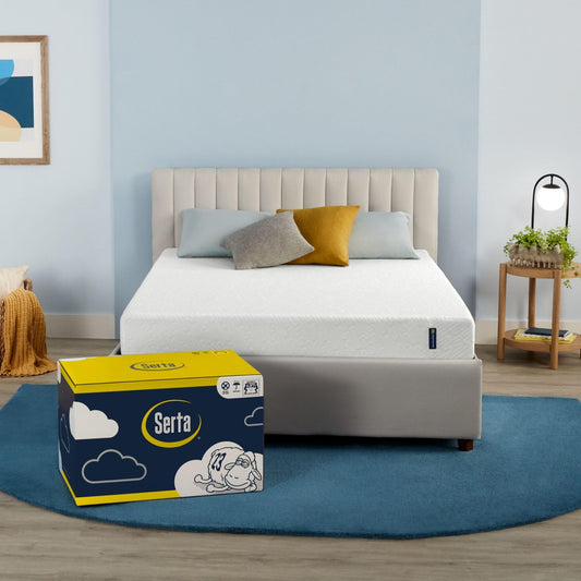7 Inch King Memory Foam Mattress | Medium Firm Cooling Gel | Supportive Bed in a Box | CertiPUR-US Certified | White