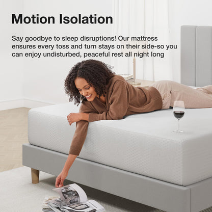 12 Inch Full Size Hybrid Mattress in a Box, Gel Memory Foam & Pocket Spring for Comfort, Pressure Relief, Edge Support