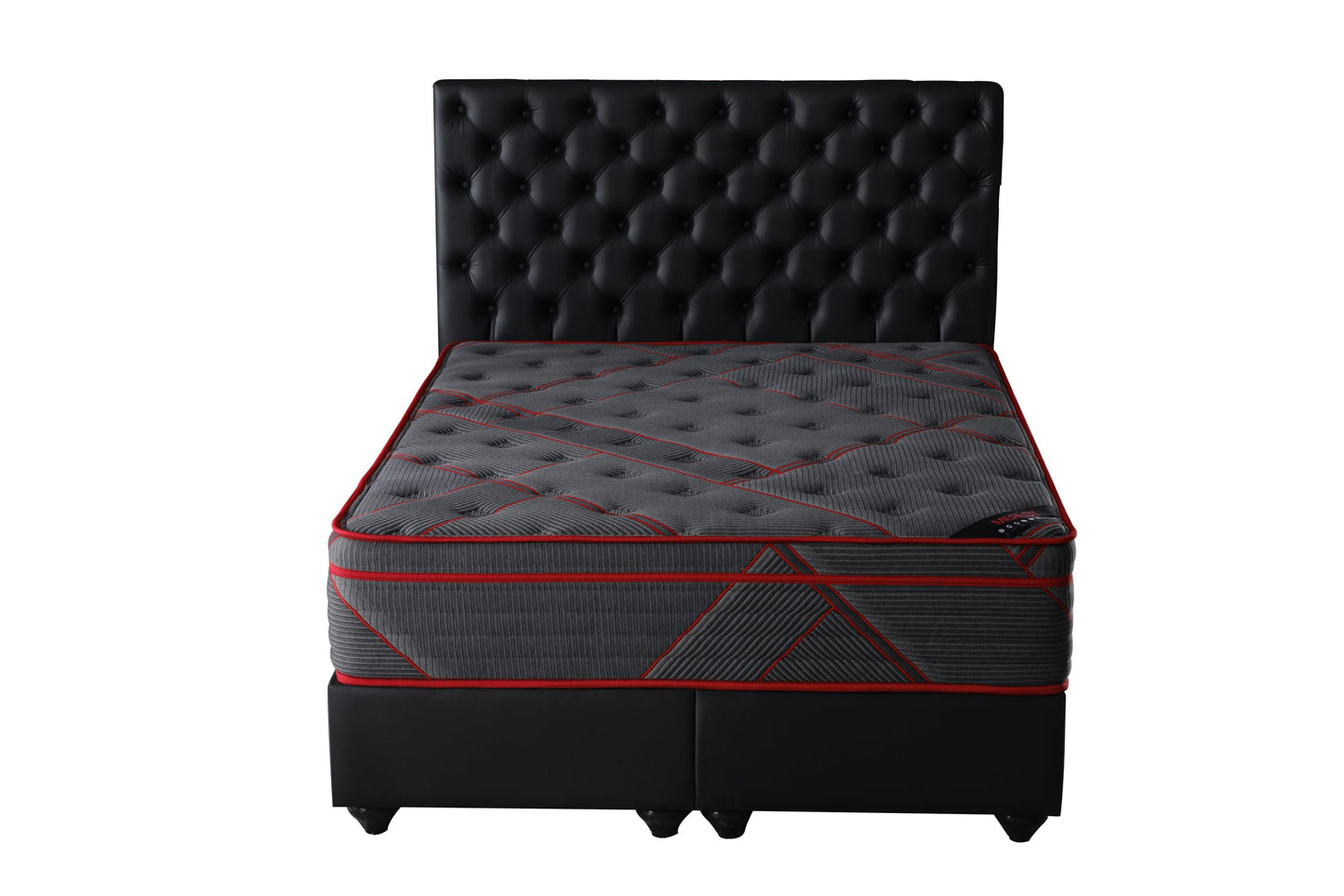 13 Inch Queen Size Eurotop Memory Foam Mattress in a Box, Medium Firm Bed with Premium Quilted Cover, Made in USA, Fiberglass-Free