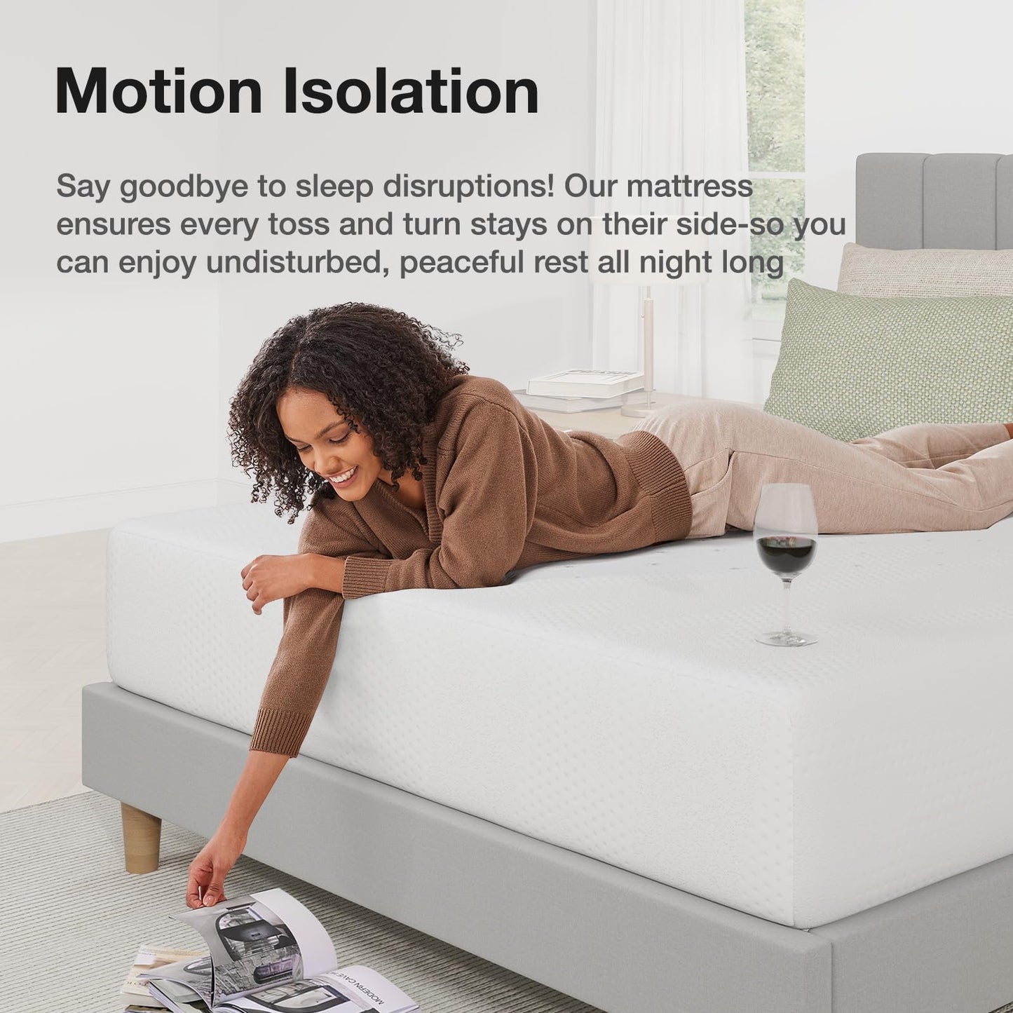 10 Inch Queen Size Gel Memory Foam Mattress in a Box, Cooling Bed for Pressure Relief & Comfort Sleep, CertiPUR-US Certified