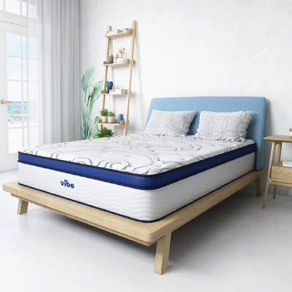 12 Inch King Hybrid Mattress | Quilted Innerspring with Pillow Top Gel Memory Foam | Bed in a Box | CertiPUR-US Certified | White