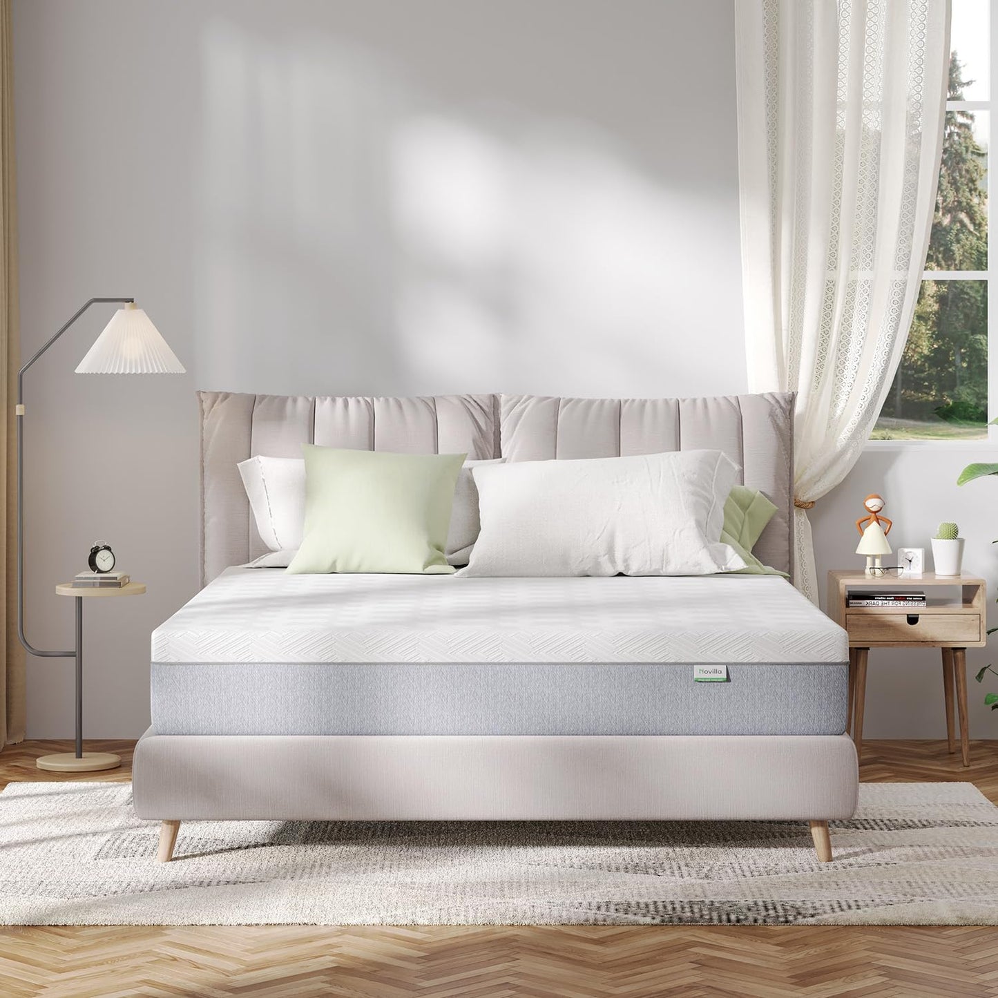 10 Inch Queen Memory Foam Mattress | Gel Foam for Cool Sleep & Pressure Relief | Medium Plush