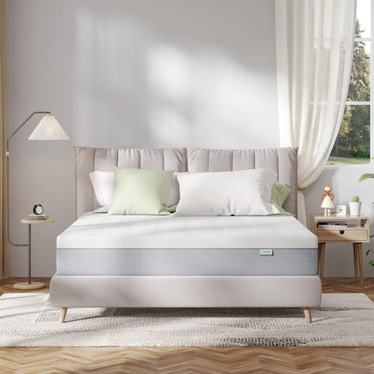 10 Inch Queen Memory Foam Mattress | Gel Foam for Comfort, Pain Relief & Body Support | CertiPUR-US Certified