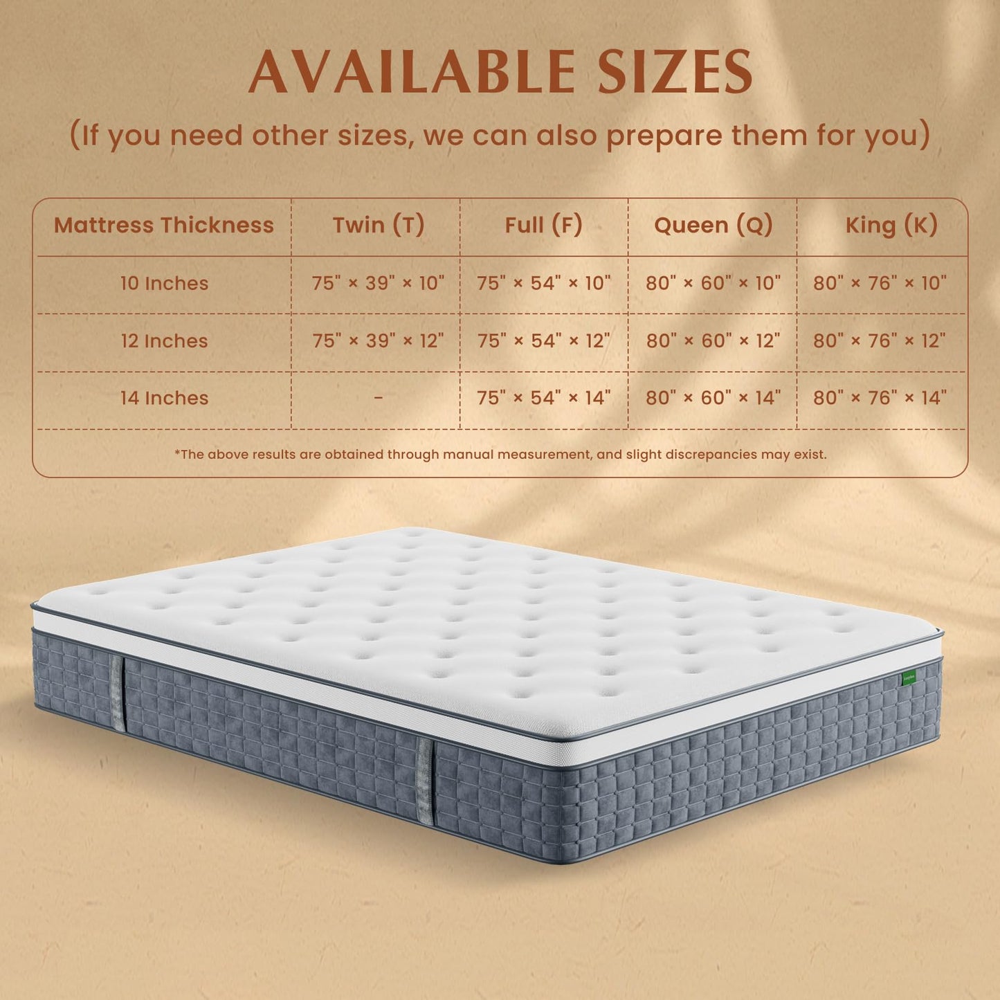 12 Inch King Size Hybrid Memory Foam Mattress in a Box, Pocket Springs for Motion Isolation & Silent Sleep, Medium Firm Bed with Pressure Relief