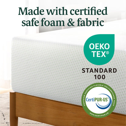 Novilla 12 Inch Twin Gel Memory Foam Mattress – Cooling Bed-in-a-Box with Pressure Relief, Motion Isolation & Medium Plush Feel, Bliss Series
