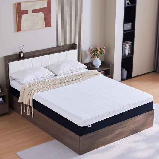 Full Mattress, 10 Inch Gel Memory Foam Bed in a Box, Medium Firm for Cool Sleep, Pressure Relief & CertiPUR-US Certified