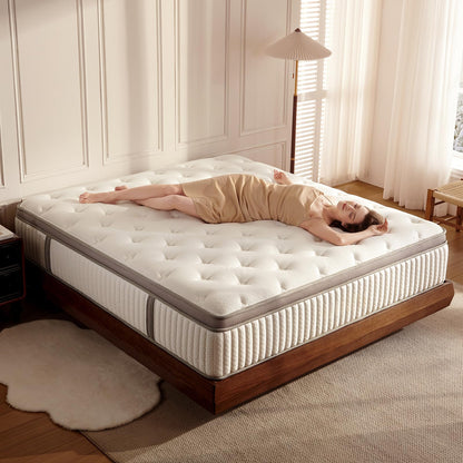 12-Inch Cool Gel Memory Foam Mattress, Queen Size, Medium Firm, Cooling, Pressure Relief, CertiPUR-US Certified, Fiberglass Free