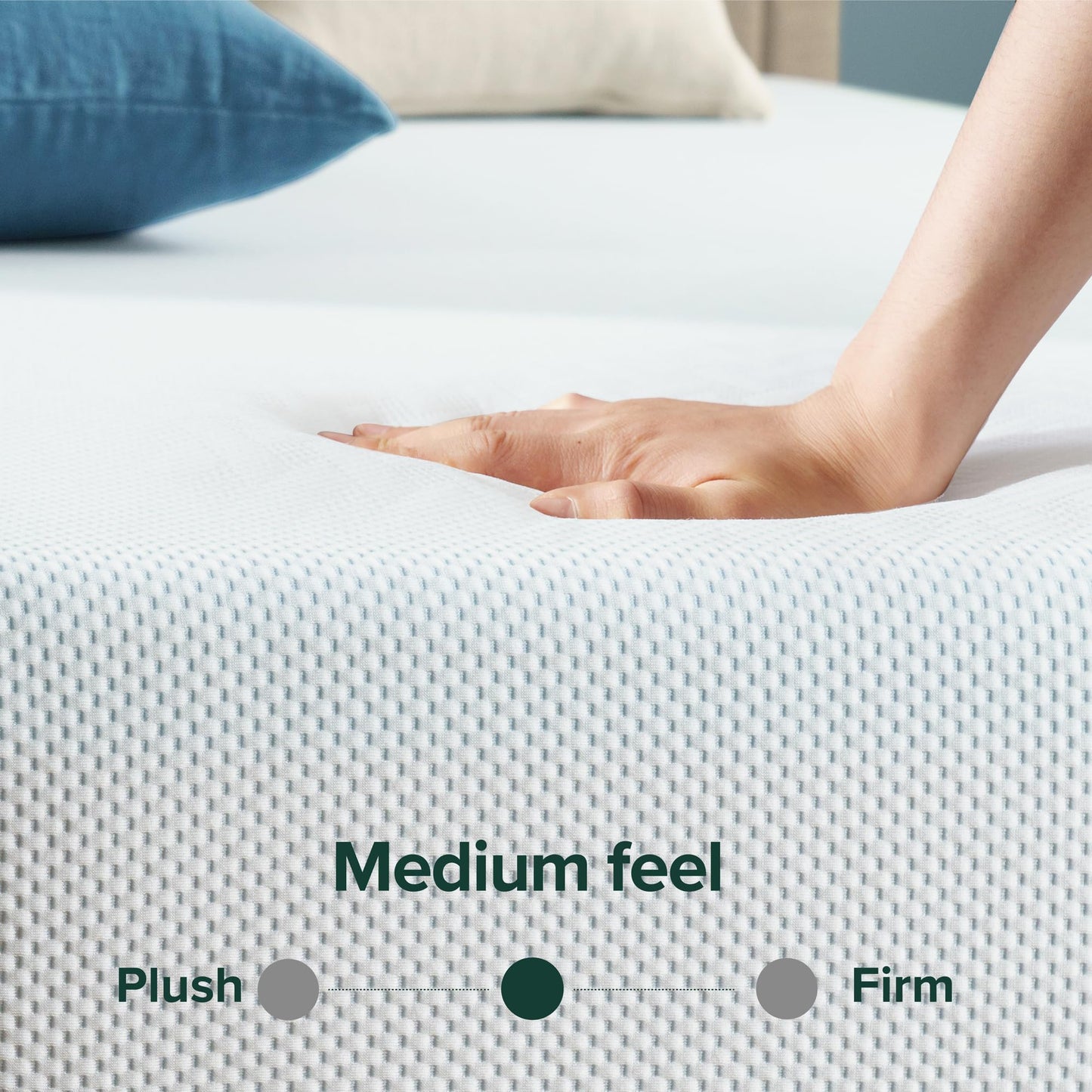 12-Inch Cool Gel Memory Foam Mattress, Twin XL Size, Medium Firm, Cooling, Pressure Relief, CertiPUR-US Certified, Fiberglass Free