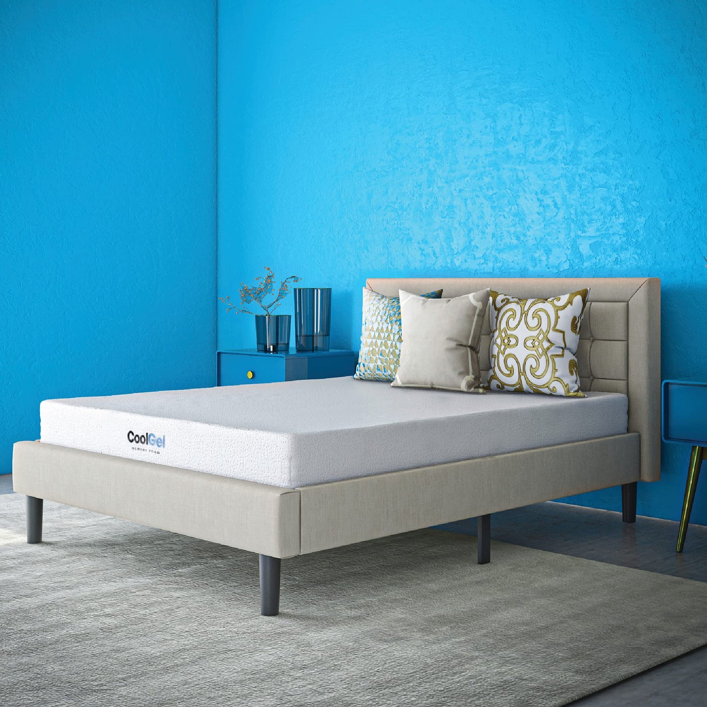 10-Inch Memory Foam Mattress, Twin Size, Comfort Foam for Back Pain Relief & Support, Cool Night Sleep, CertiPUR-US Certified, Mattress in a Box