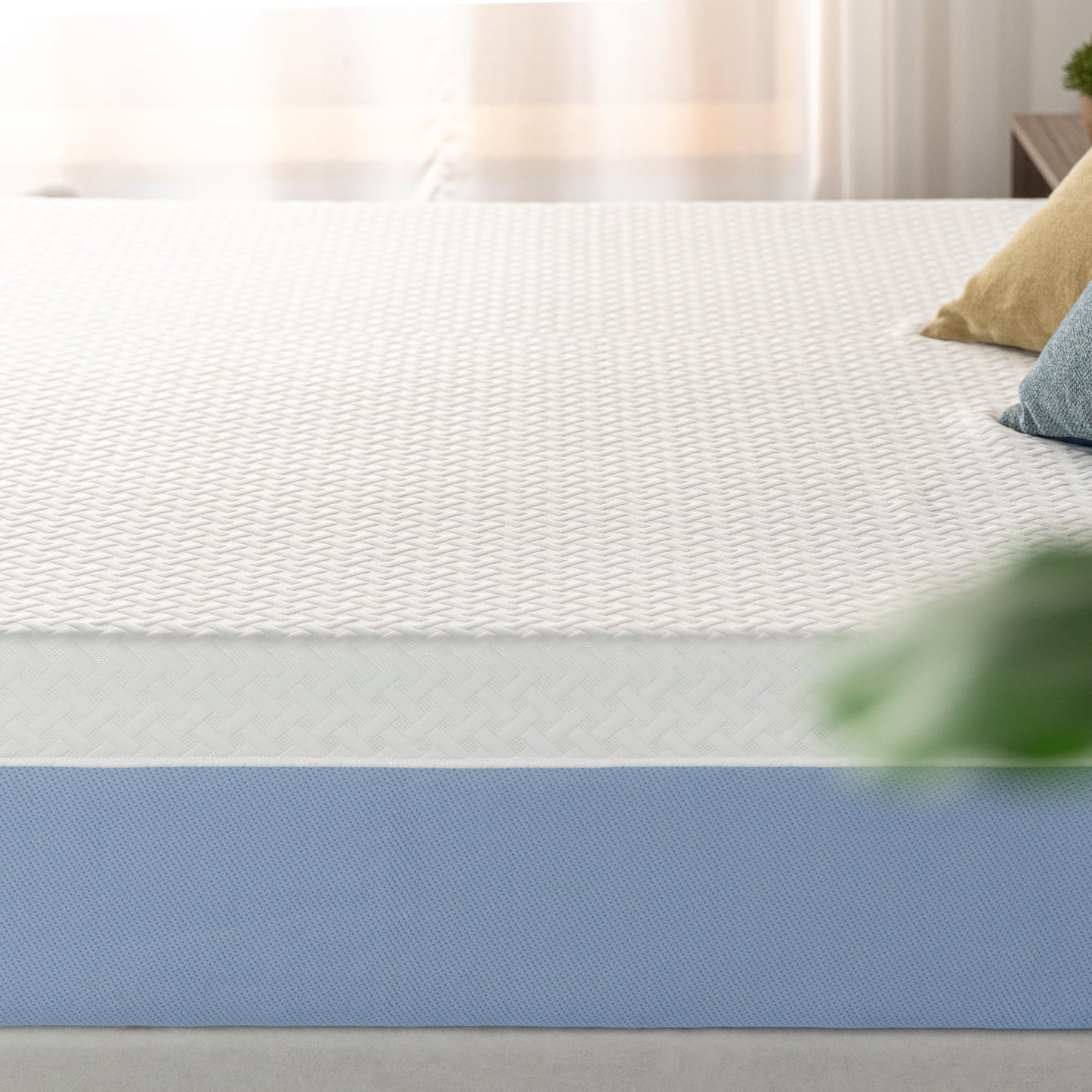 King Mattress, 10 Inch Memory Foam Bed in a Box, Medium Feel with Cooling Layers, Fiberglass Free & Certified Safe Materials