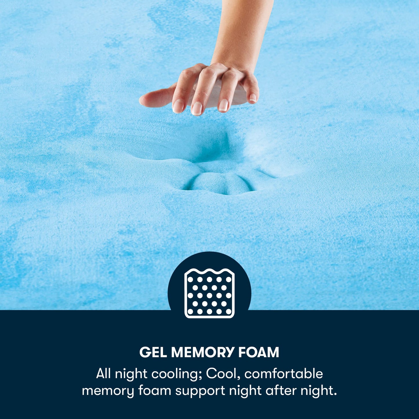 6 Inch Full Memory Foam Mattress | Gel Foam Bed in a Box | Breathable Comfort with Surface-Guard Technology