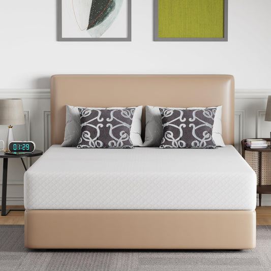 14 Inch Twin XL Memory Foam Mattress | Medium Firm Cooling Copper Gel | Bed in a Box | Back Pain Relief | Black 38x80x14