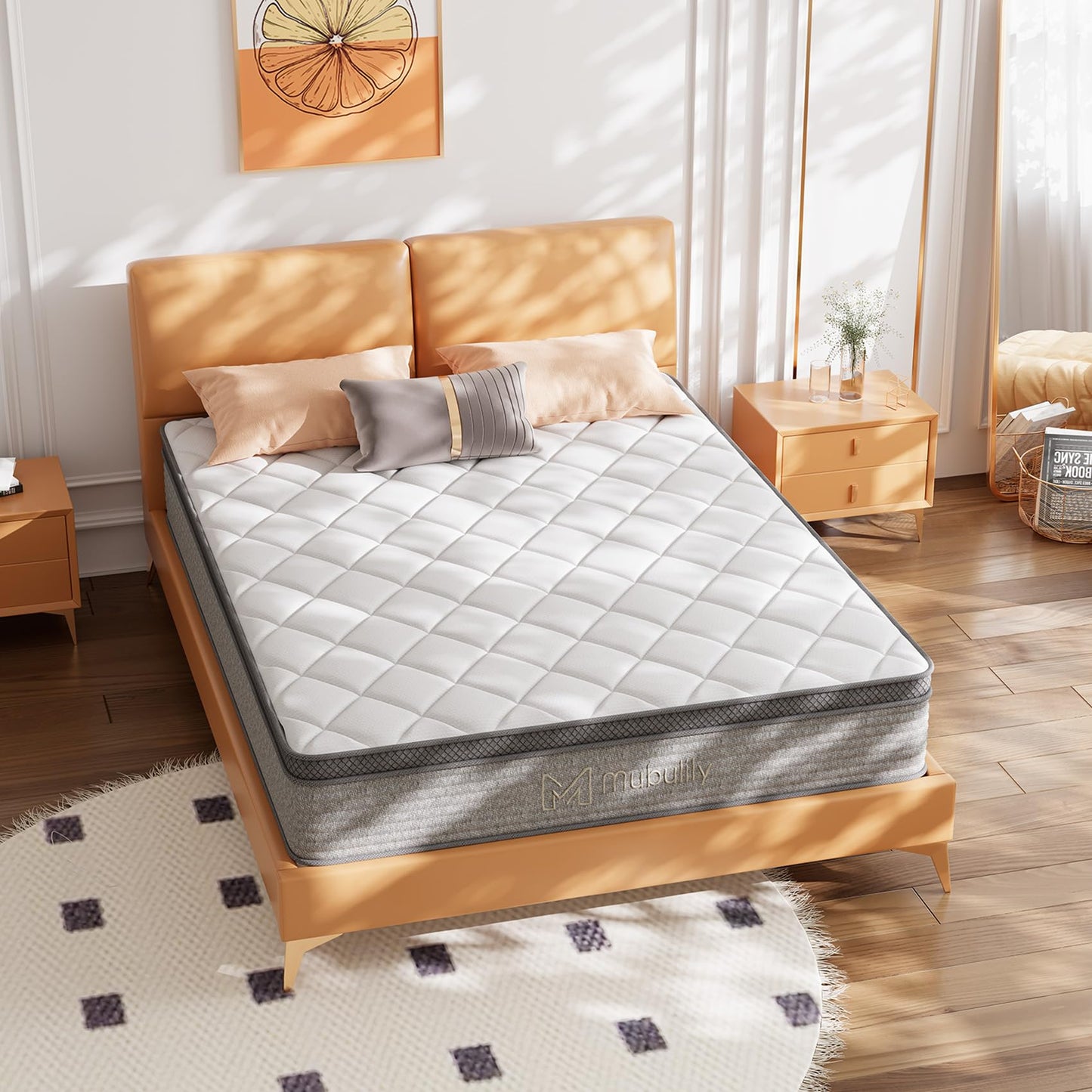 Novilla 12 Inch California King Gel Memory Foam Mattress – Cooling Bed-in-a-Box with Pressure Relief, Motion Isolation & Medium Plush Feel, Bliss Series