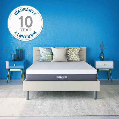12-Inch Medium Firm Hybrid Mattress, Queen Size, Memory Foam with Individually Wrapped Pocket Coils, CertiPUR-US Certified, Fiberglass Free