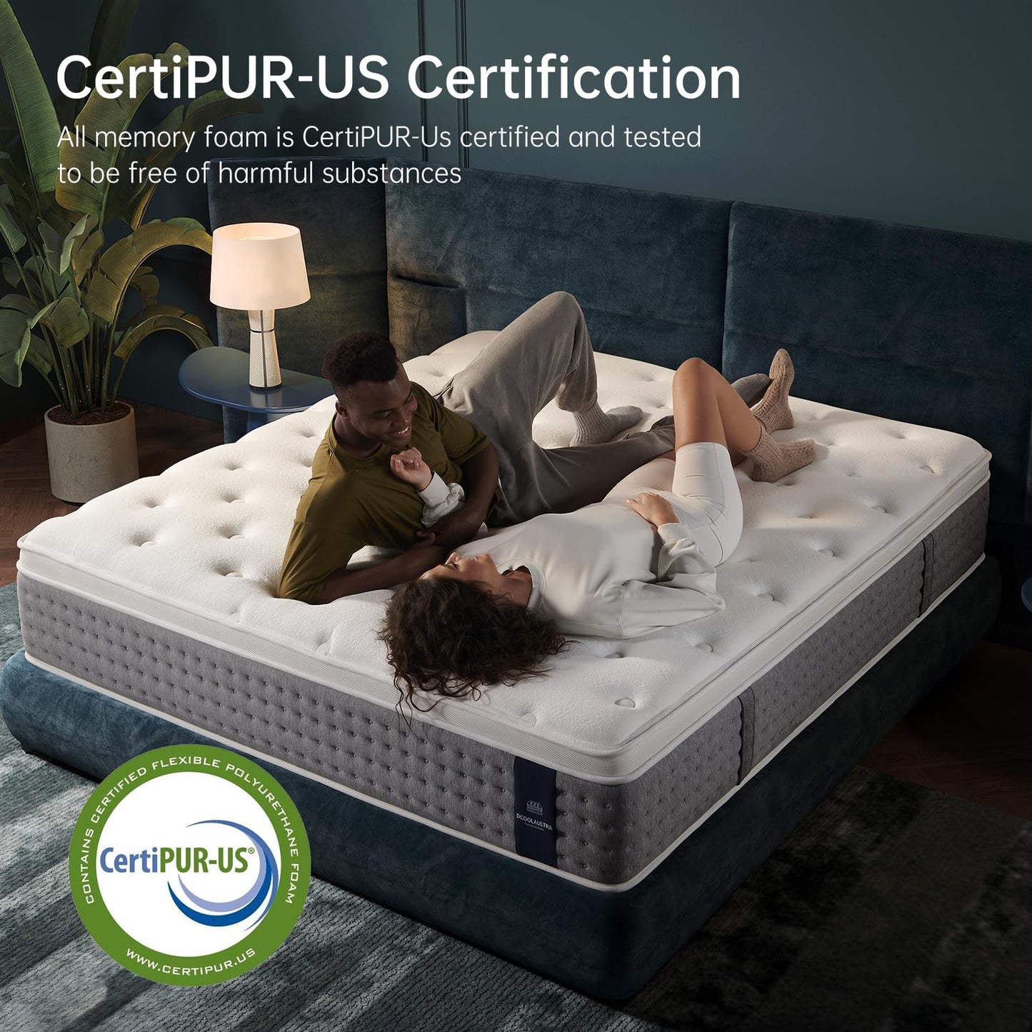 10-Inch Gel Memory Foam Mattress, Twin XL Size, Comfort Foam for Back Pain Relief & Support, Cool Night Sleep, CertiPUR-US Certified, Mattress in a Box