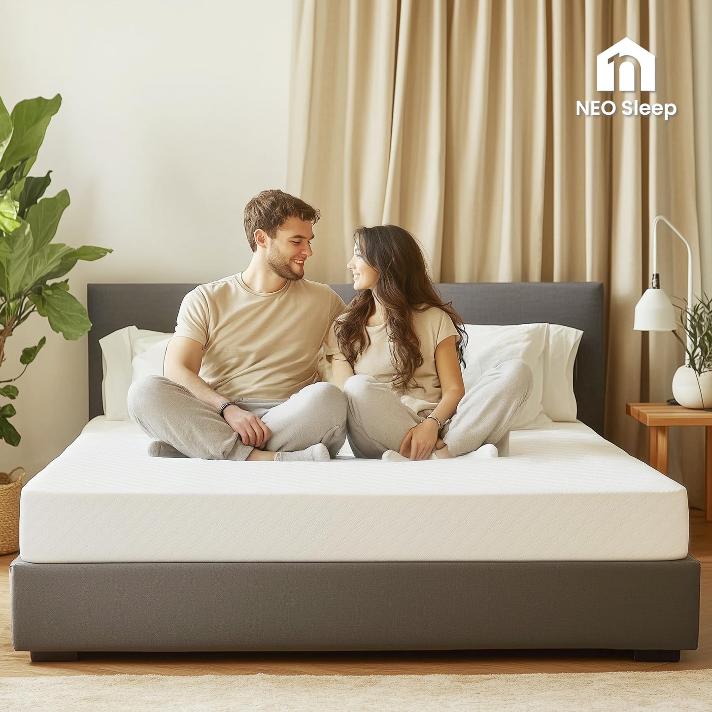 8 Inch California King Medium Firm Gel Memory Foam Mattress in a Box, Cooling Bed with Pressure Relief, Removable Soft Cover, CertiPUR-US Certified, Fiberglass-Free