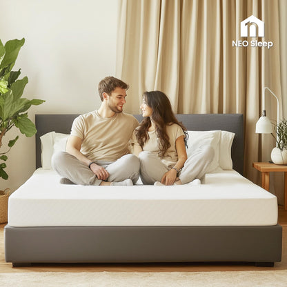 8 Inch California King Medium Firm Gel Memory Foam Mattress in a Box, Cooling Bed with Pressure Relief, Removable Soft Cover, CertiPUR-US Certified, Fiberglass-Free