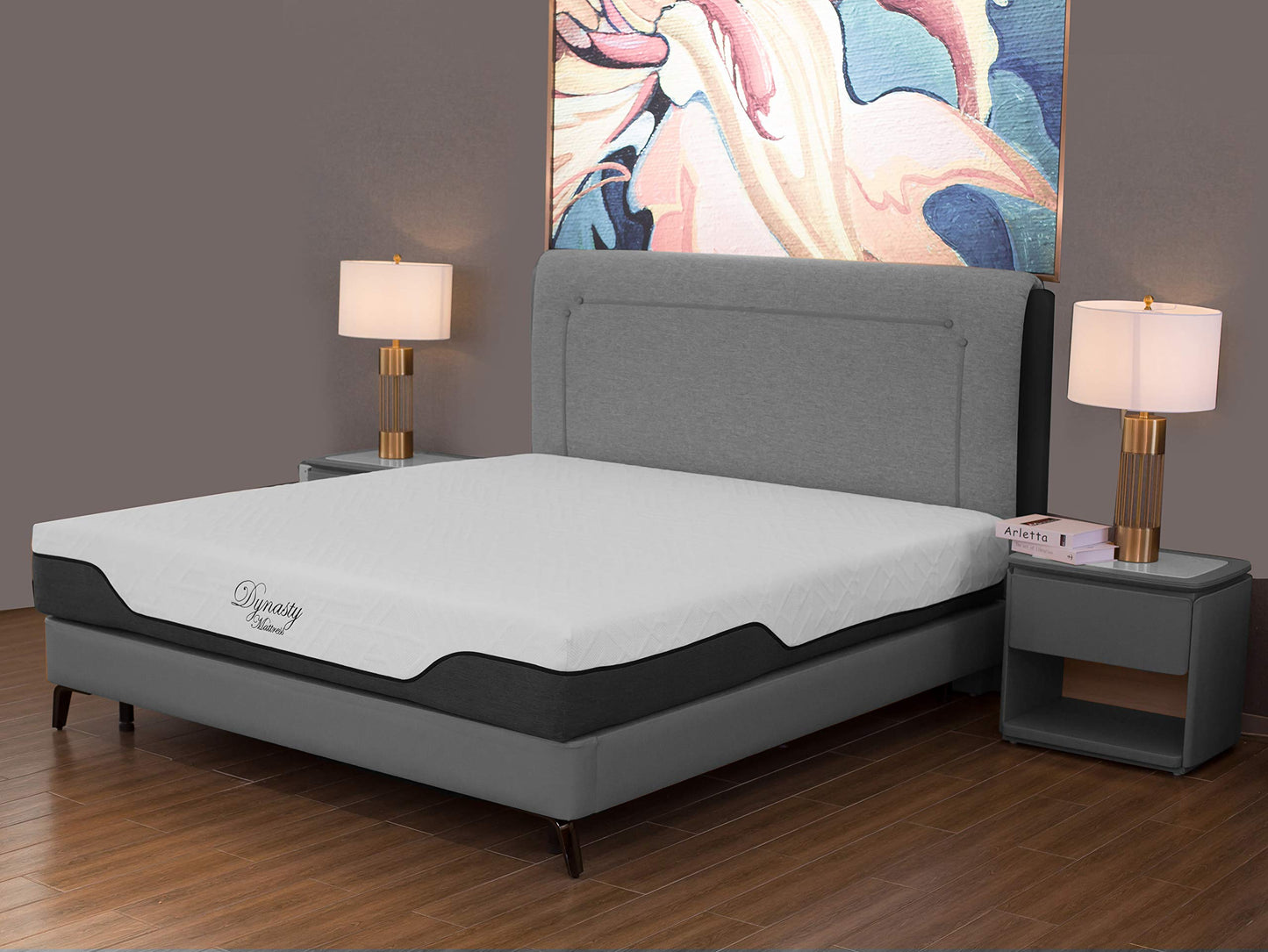 12 Inch King Memory Foam Mattress | Medium Firm Gel Infused | CoolBreeze Air Technology | USA Made 76x80