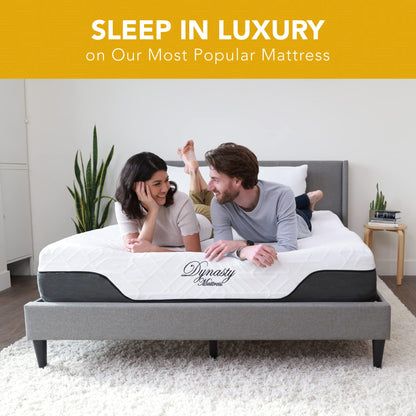 12 Inch King Memory Foam Mattress | Medium Firm Gel Infused | CoolBreeze Air Technology | USA Made 76x80