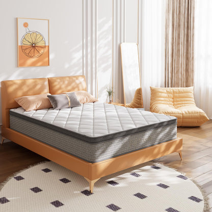 Novilla 12 Inch California King Gel Memory Foam Mattress – Cooling Bed-in-a-Box with Pressure Relief, Motion Isolation & Medium Plush Feel, Bliss Series