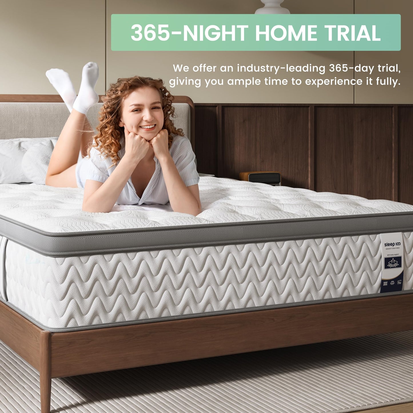 12 Inch Twin XL Memory Foam Mattress | Medium Firm Gel Infused | CoolBreeze Air Technology | USA Made
