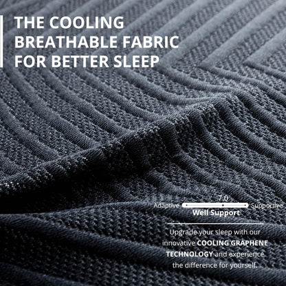 12 Inch Queen Hybrid Mattress | Medium Firm Bed in a Box | Cooling, Breathable, Pressure Relief | CertiPUR-US Certified