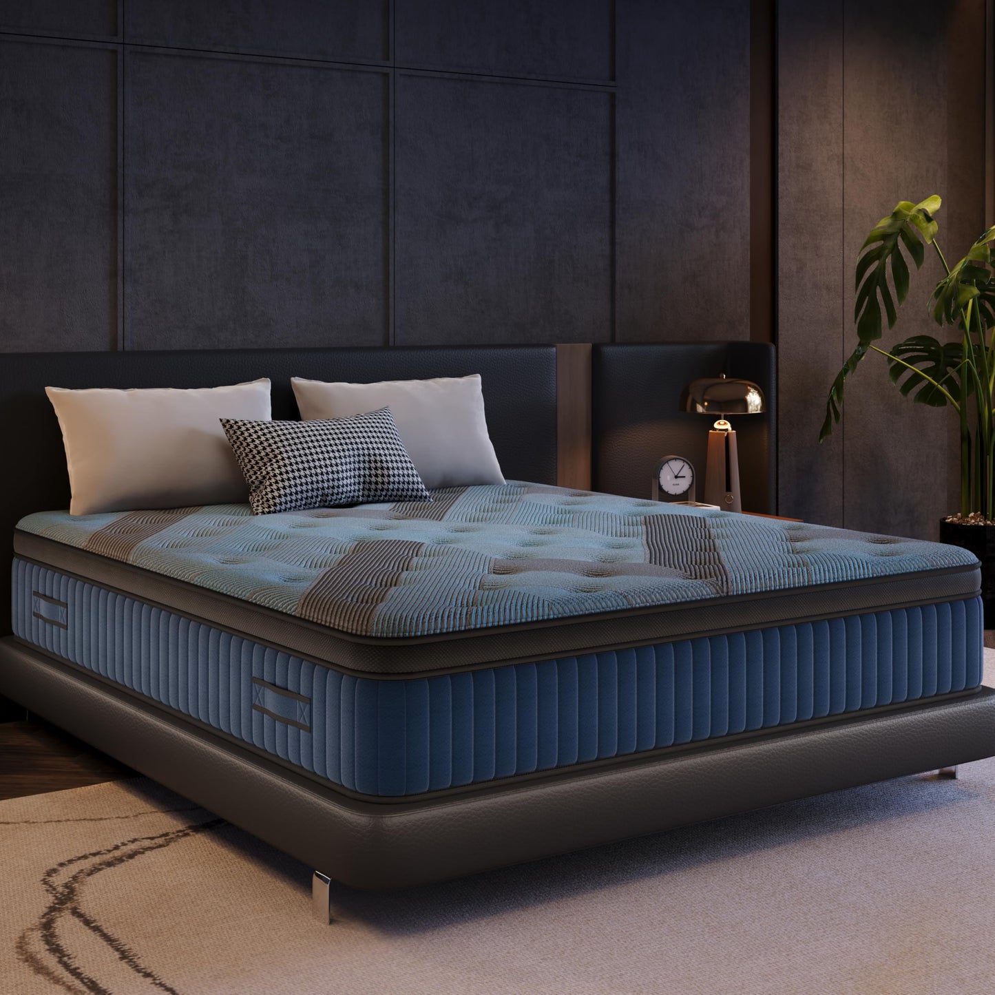 Twin Mattress, 12 Inch Hybrid Bed in a Box with Gel Memory Foam & Pocket Springs, Medium Firm Cooling Pressure Relief & Edge Support