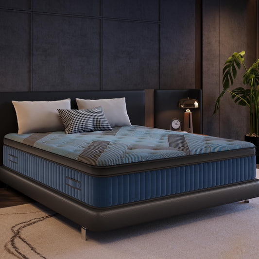 Twin Mattress, 12 Inch Hybrid Bed in a Box with Gel Memory Foam & Pocket Springs, Medium Firm Cooling Pressure Relief & Edge Support