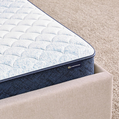 7 Inch Full Memory Foam Mattress | Medium Firm Cooling Gel | Supportive Bed in a Box | CertiPUR-US Certified | White